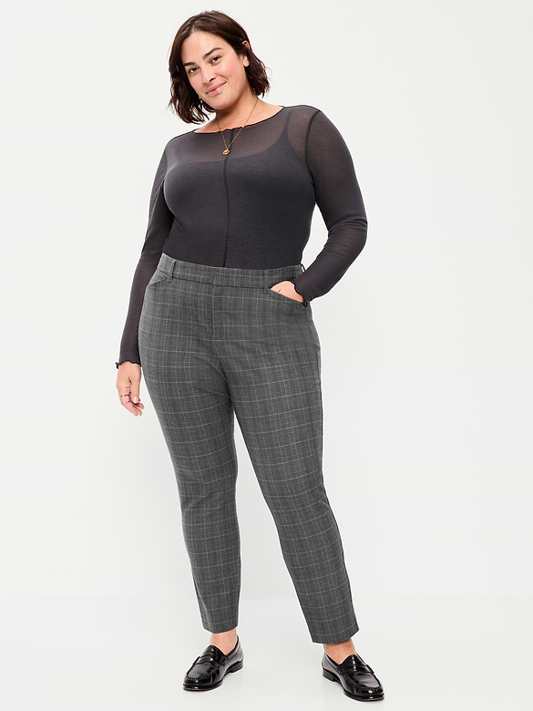 High-Waisted Pixie Skinny Ankle Pants