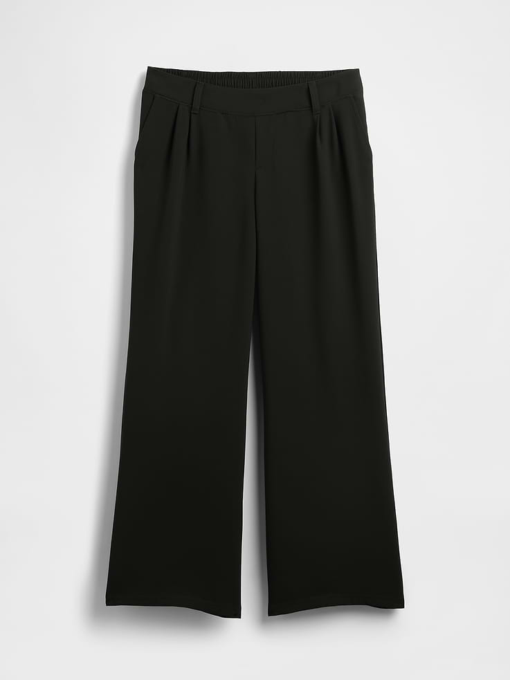 Image number 1 showing, Maternity Under Belly 365 Wide-Leg Trousers