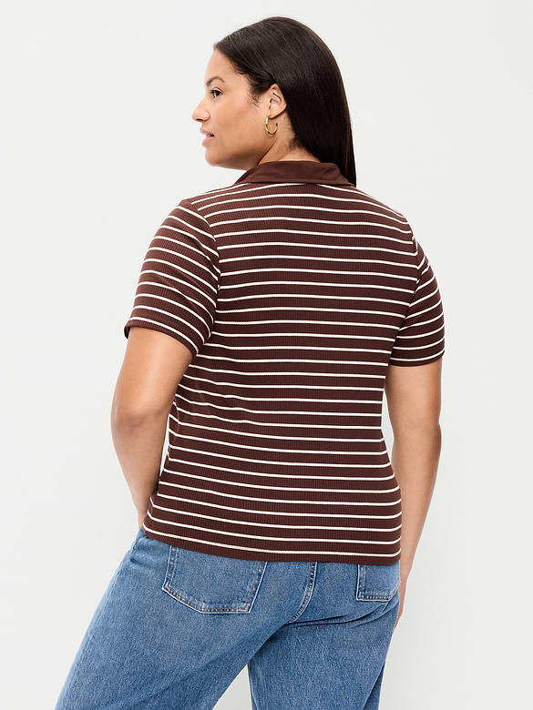 Keyhole Polo Top
