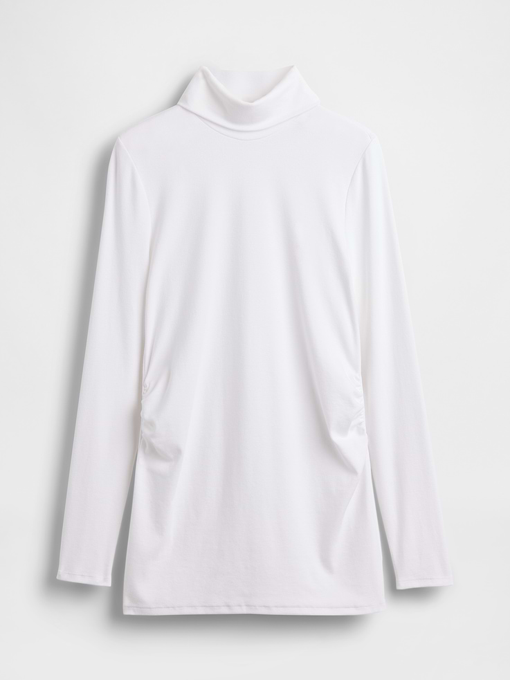 Image number 1 showing, Maternity Modern Turtleneck Shirt