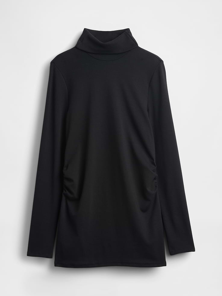 Image number 1 showing, Maternity Modern Turtleneck Shirt