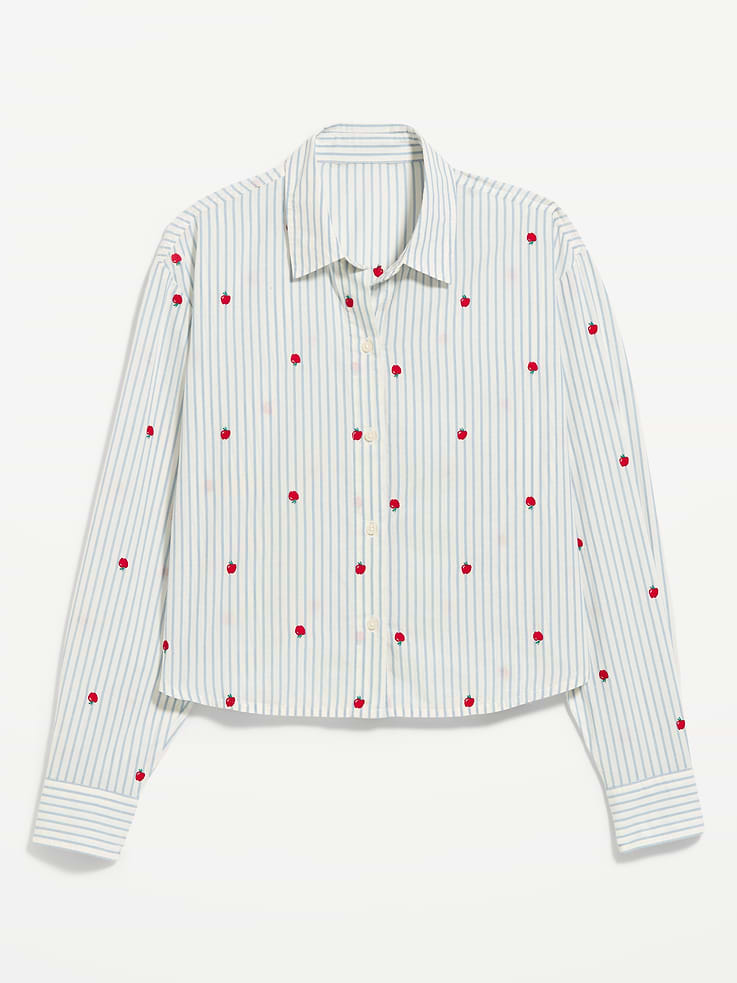 Image number 9 showing, Cropped Button-Down Shirt