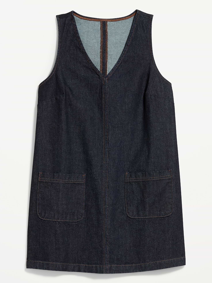 Image number 6 showing, Patch Pocket Denim Mini Dress