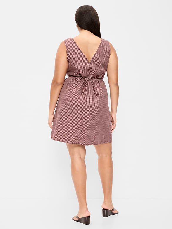 Sleeveless A-Line Mini Dress