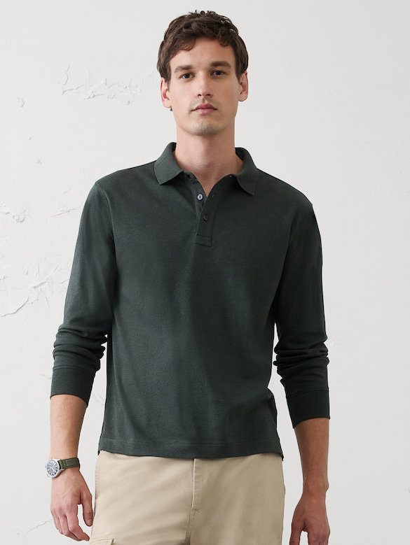 Standard-Fit Luxe Touch Polo