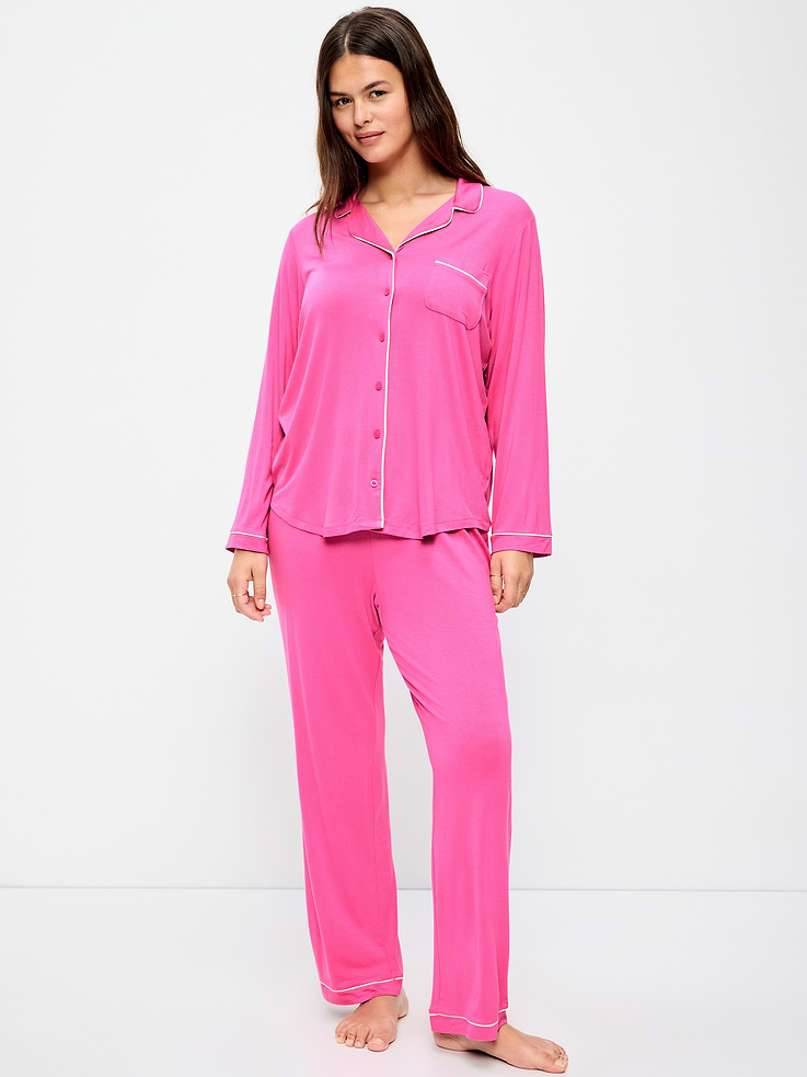 Image number 5 showing, Sunday Sleep Knit Jersey Pant Set