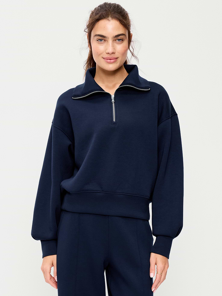 Image number 1 showing, Bounce Fleece Half-Zip Pullover Sweatshirt