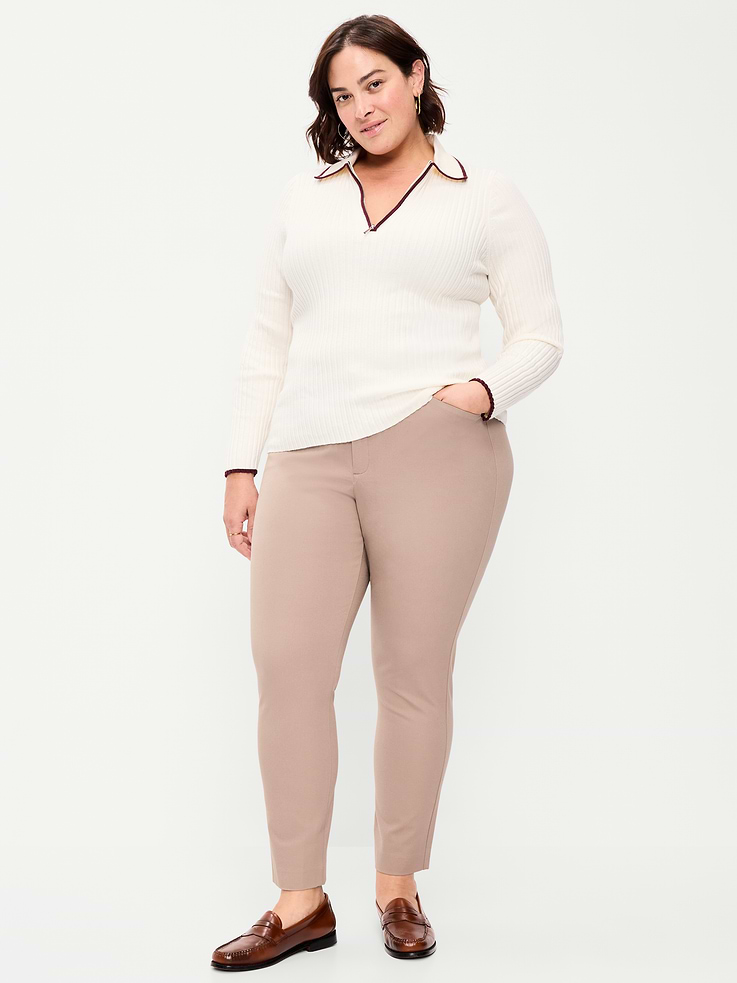 Image number 8 showing, High-Waisted Pixie Skinny Ankle Pants