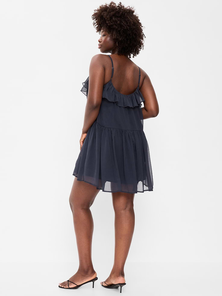 Image number 8 showing, Ruffle-Front Flounce Mini Dress