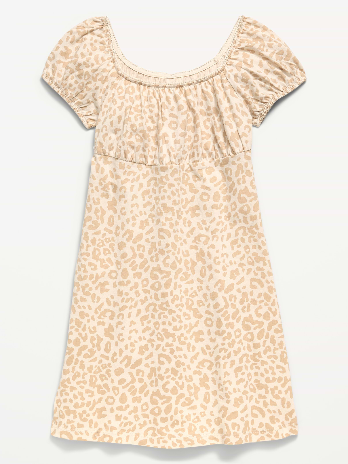 Image number 1 showing, Printed Fit and Flare Dress for Girls