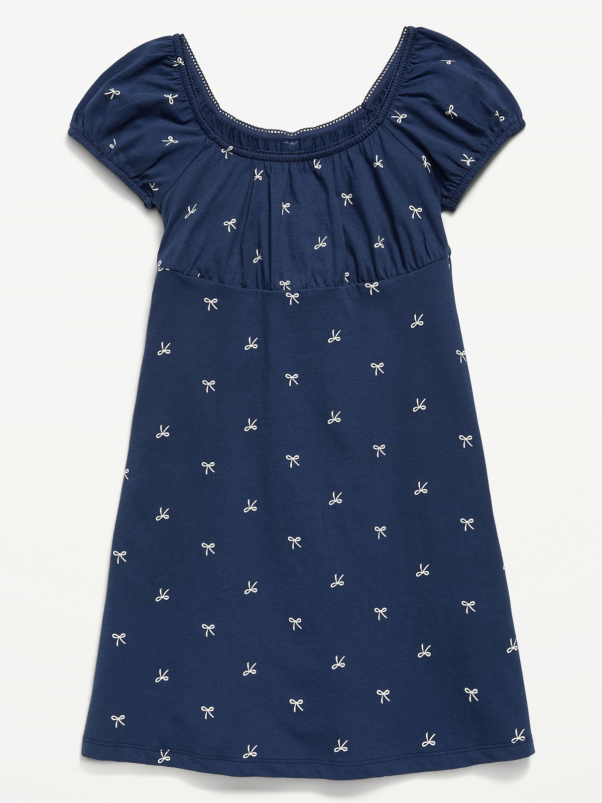 Image number 1 showing, Printed Fit and Flare Dress for Girls