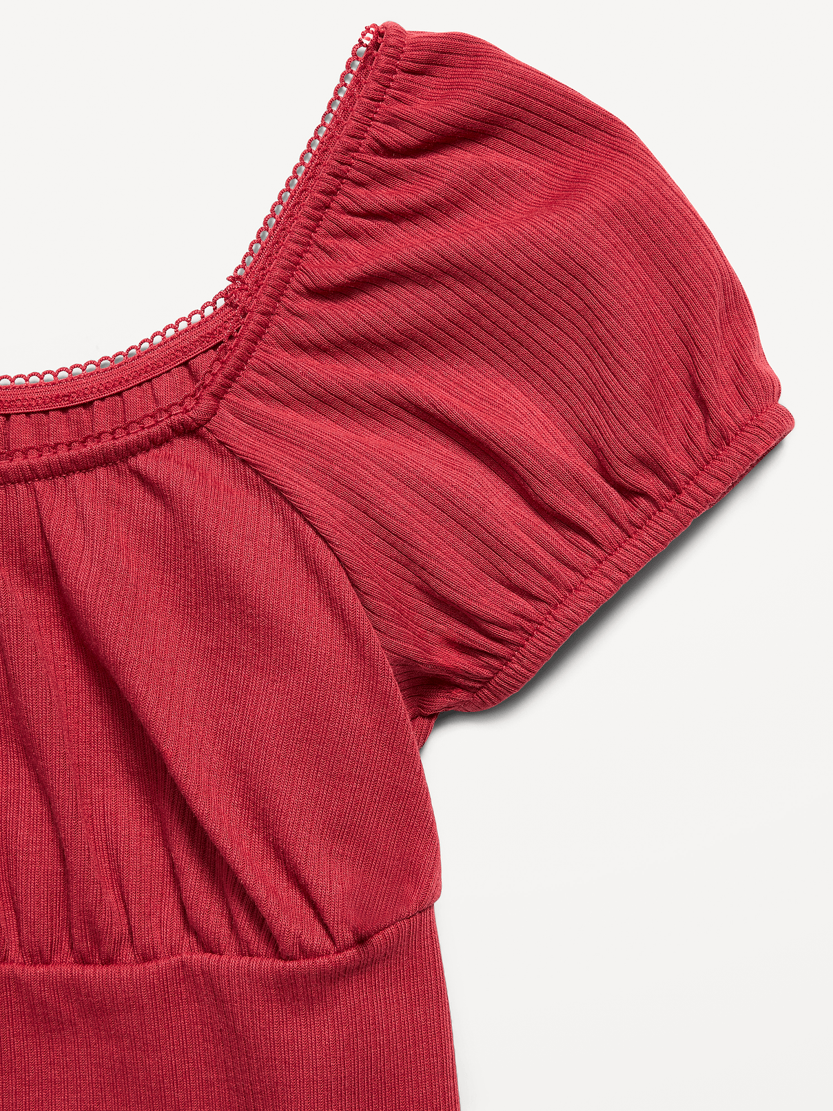 Image number 2 showing, Fit and Flare Ribbed Dress for Girls