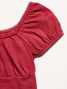 Image number 2 showing, Fit and Flare Ribbed Dress for Girls