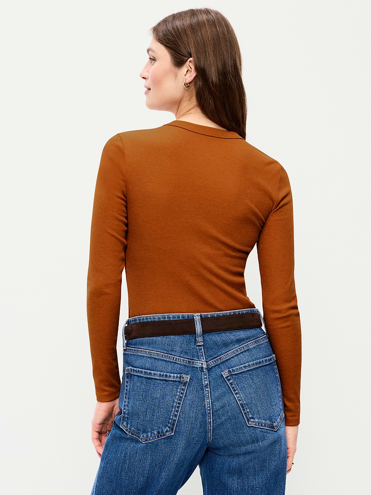 Image number 2 showing, Snug Long-Sleeve Crew-Neck T-Shirt