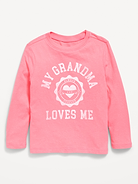 Image number 1 showing, Long-Sleeve Graphic T-Shirt for Toddler Girls