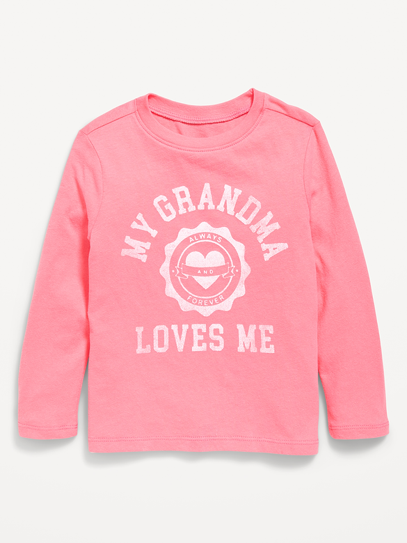 Long-Sleeve Graphic T-Shirt for Toddler Girls