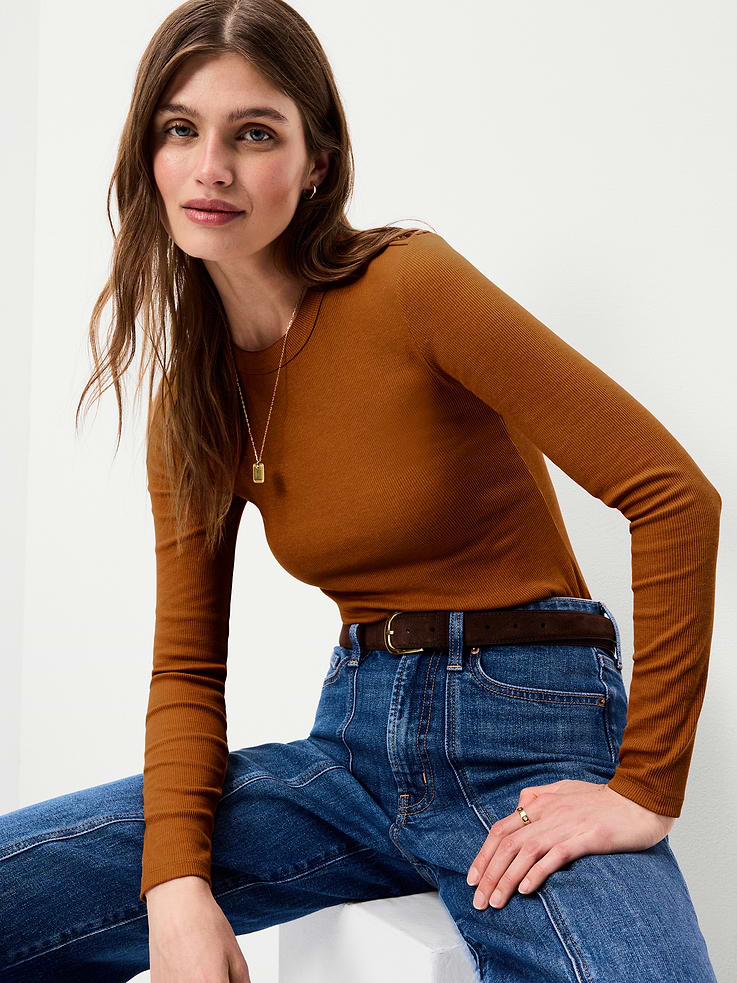 Image number 3 showing, Snug Long-Sleeve Crew-Neck T-Shirt