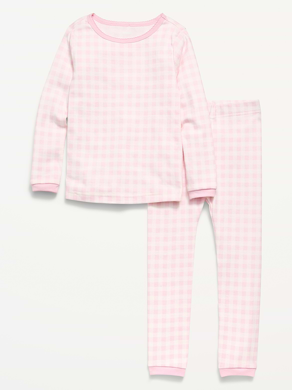 Printed Snug-Fit Pajama Set for Toddler & Baby