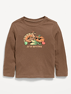 Image number 1 showing, Long-Sleeve Graphic T-Shirt for Toddler Boys