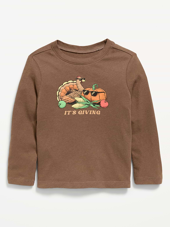 Long-Sleeve Graphic T-Shirt for Toddler Boys