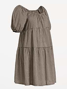 Image number 1 showing, Maternity Short-Sleeve Swing Mini Dress