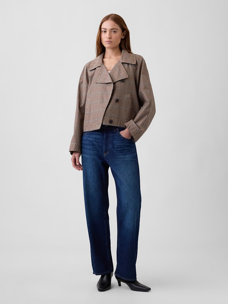 Image number 3 showing, Relaxed Cropped Trench Coat