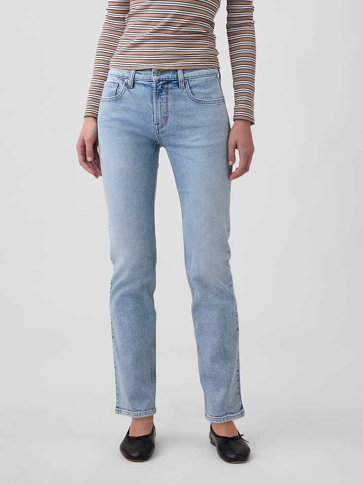 Image number 2 showing, Mid Rise '90s Slim Straight Jeans