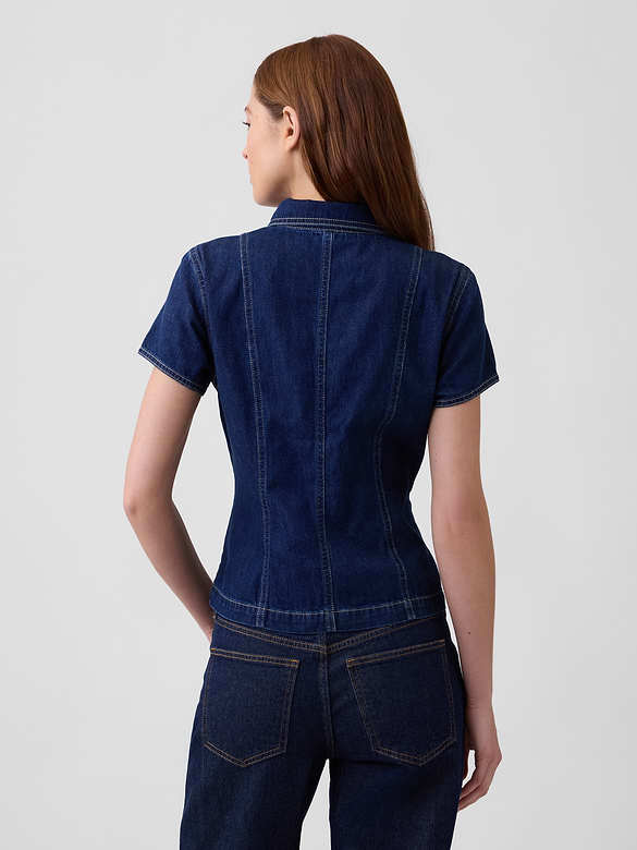 Fitted Denim Shirt