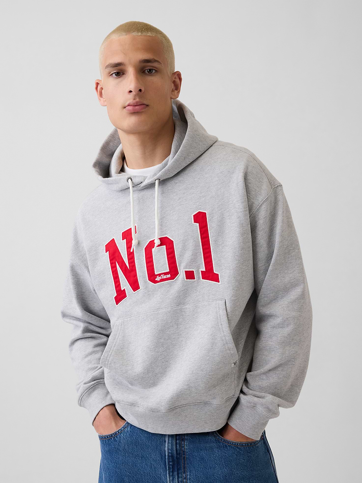 Image number 1 showing, Adult Los Tacos No. 1 Heavyweight French Terry Oversized Hoodie