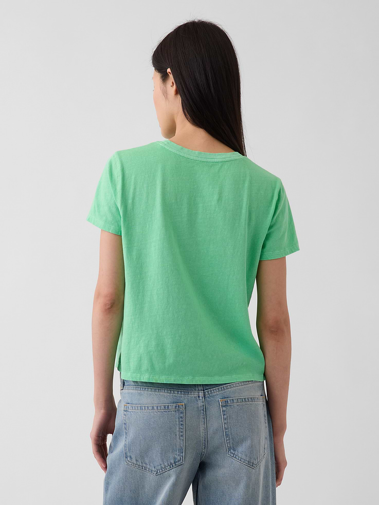 Image number 3 showing, 100% Cotton Authentic Shrunken Graphic T-Shirt