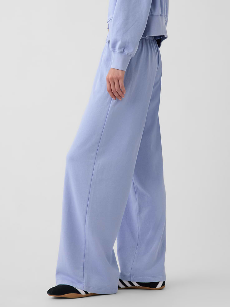 Image number 3 showing, Mid Rise VintageSoft Terry Loose Sweatpants