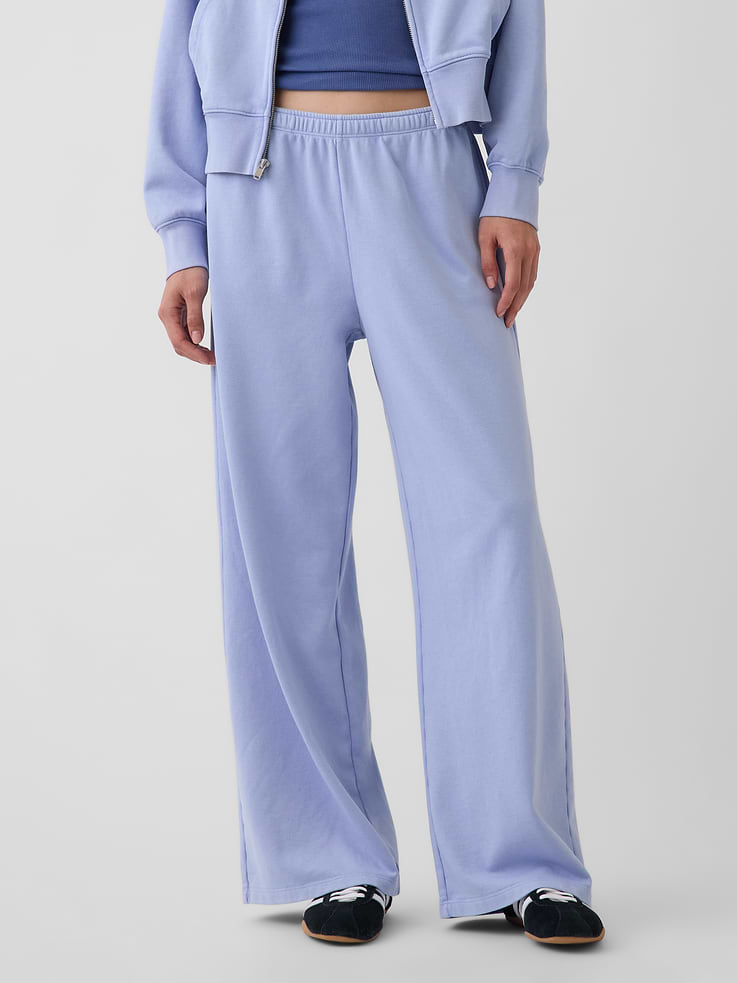 Image number 2 showing, Mid Rise VintageSoft Terry Loose Sweatpants