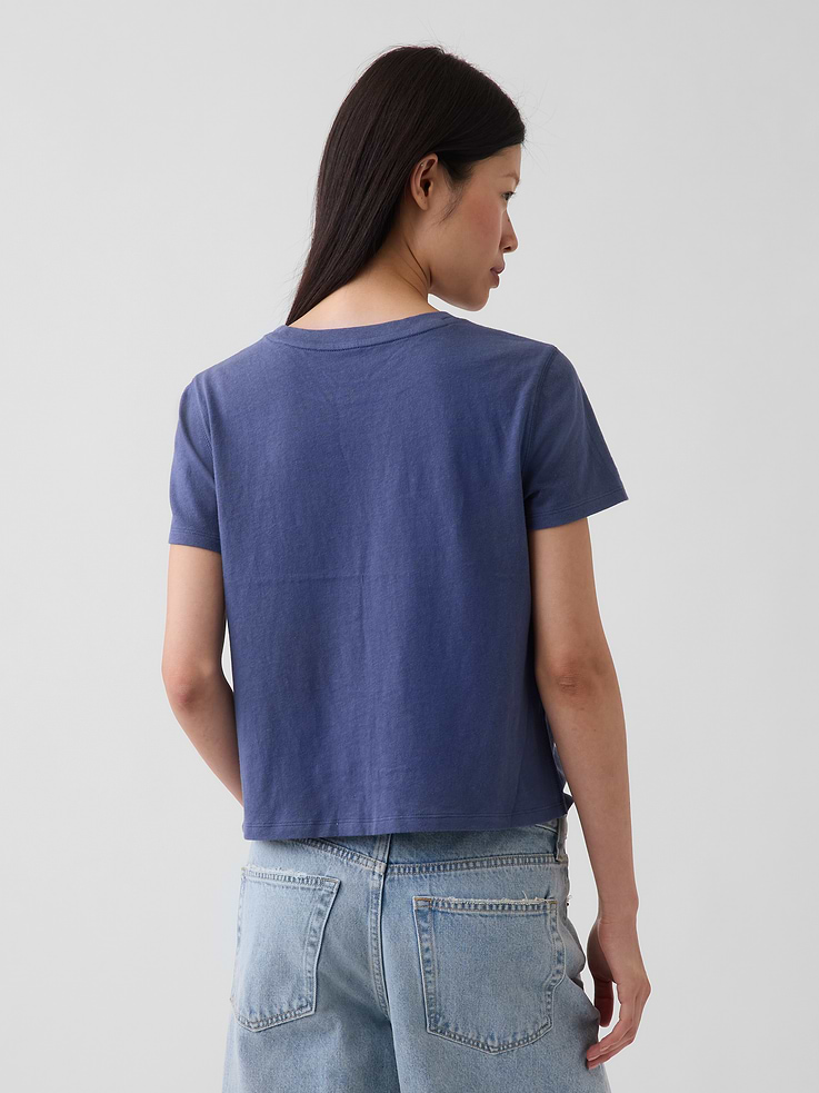 Image number 3 showing, 100% Cotton Authentic Shrunken T-Shirt