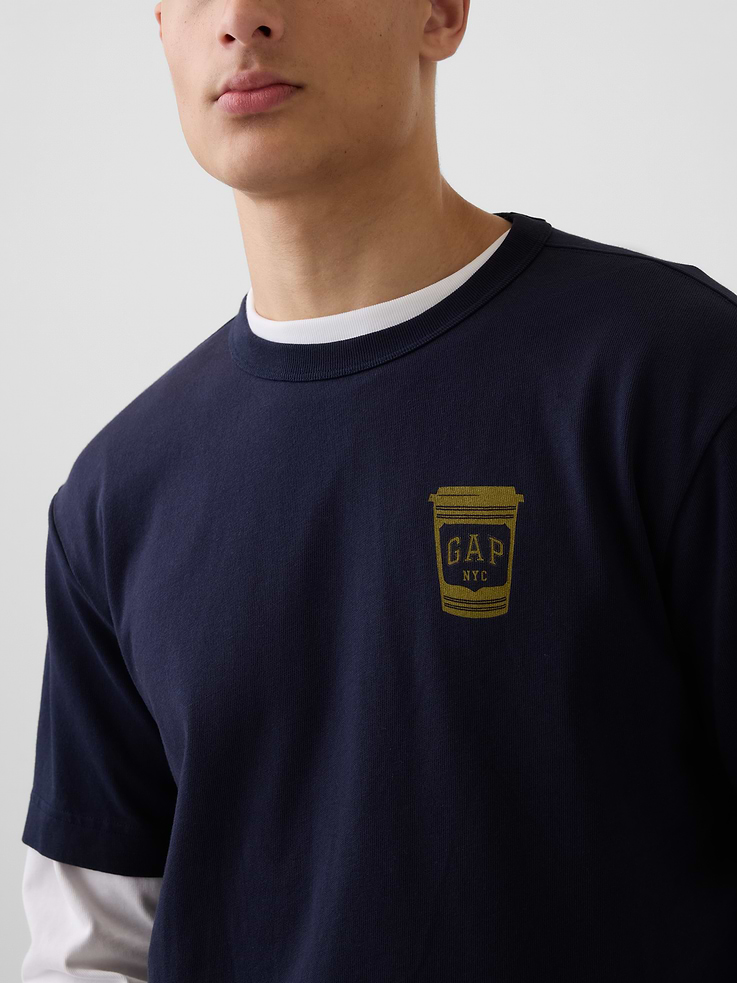 Image number 4 showing, Heavyweight Relaxed Graphic T-Shirt