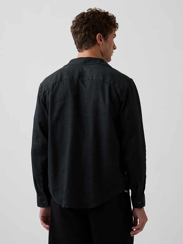 100% Linen Relaxed Shirt