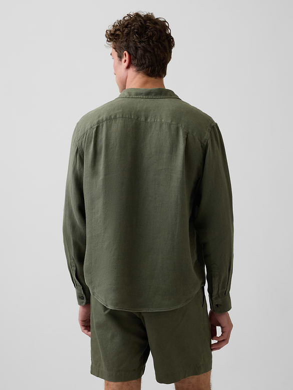 100% Linen Relaxed Shirt