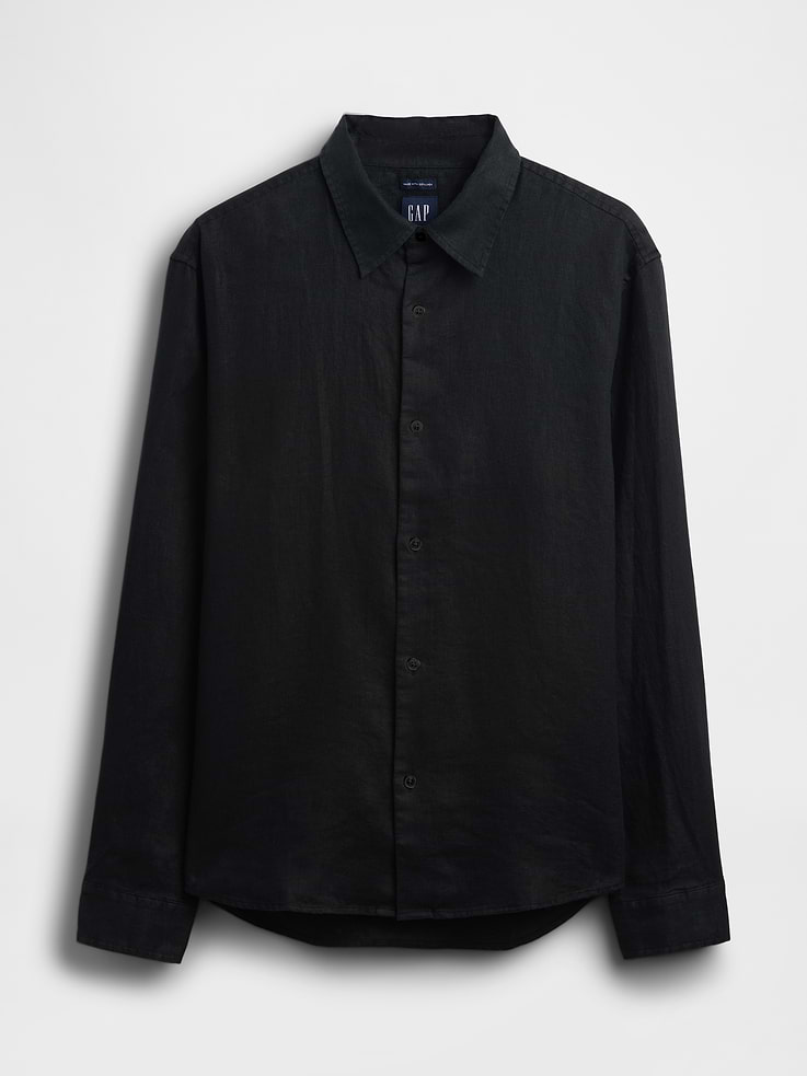Image number 5 showing, 100% Linen Relaxed Shirt