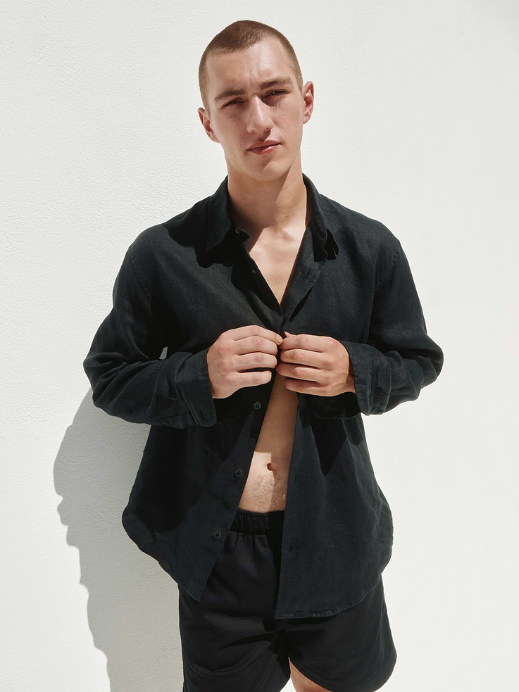 Image number 6 showing, 100% Linen Relaxed Shirt