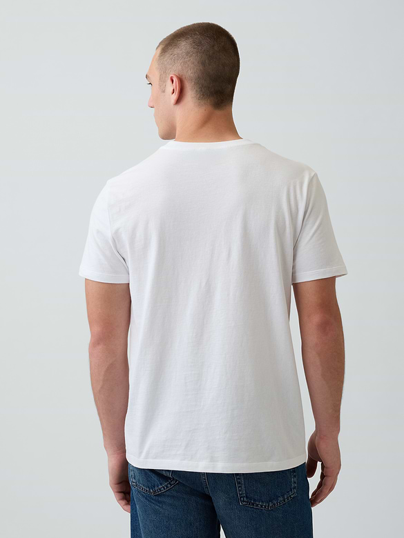Cotton Jersey V-Neck T-Shirt