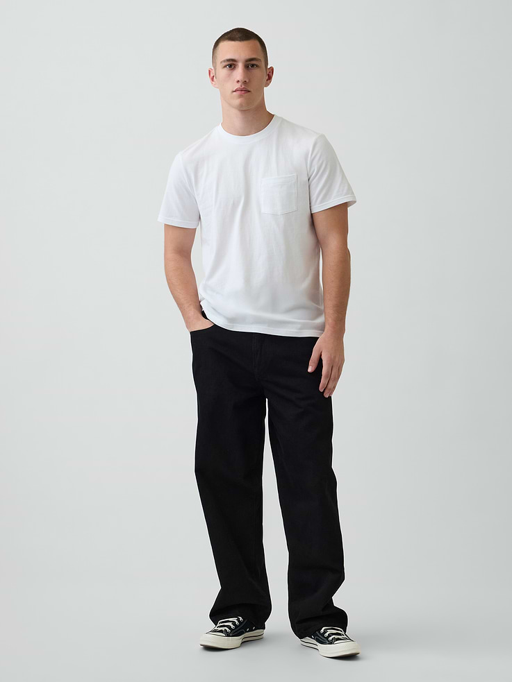 Image number 3 showing, Adult Organic Cotton Pocket T-Shirt