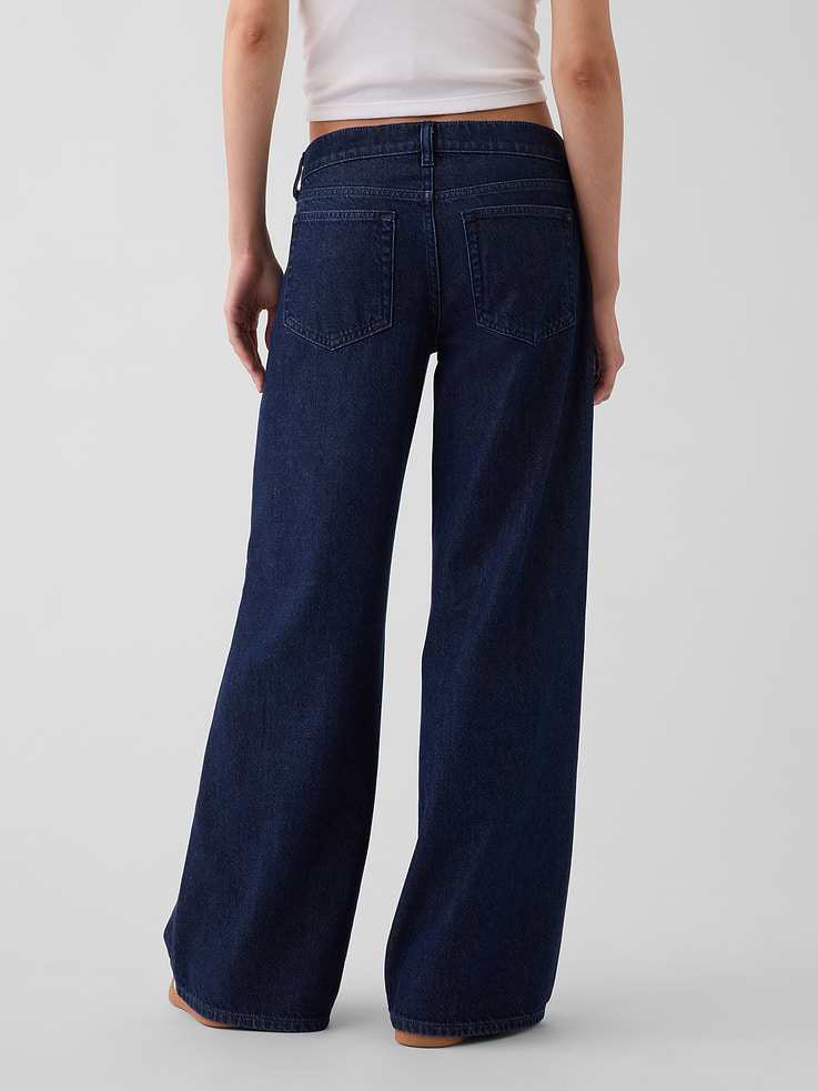 Image number 4 showing, Low Rise UltraSoft Stride Wide-Leg Jeans
