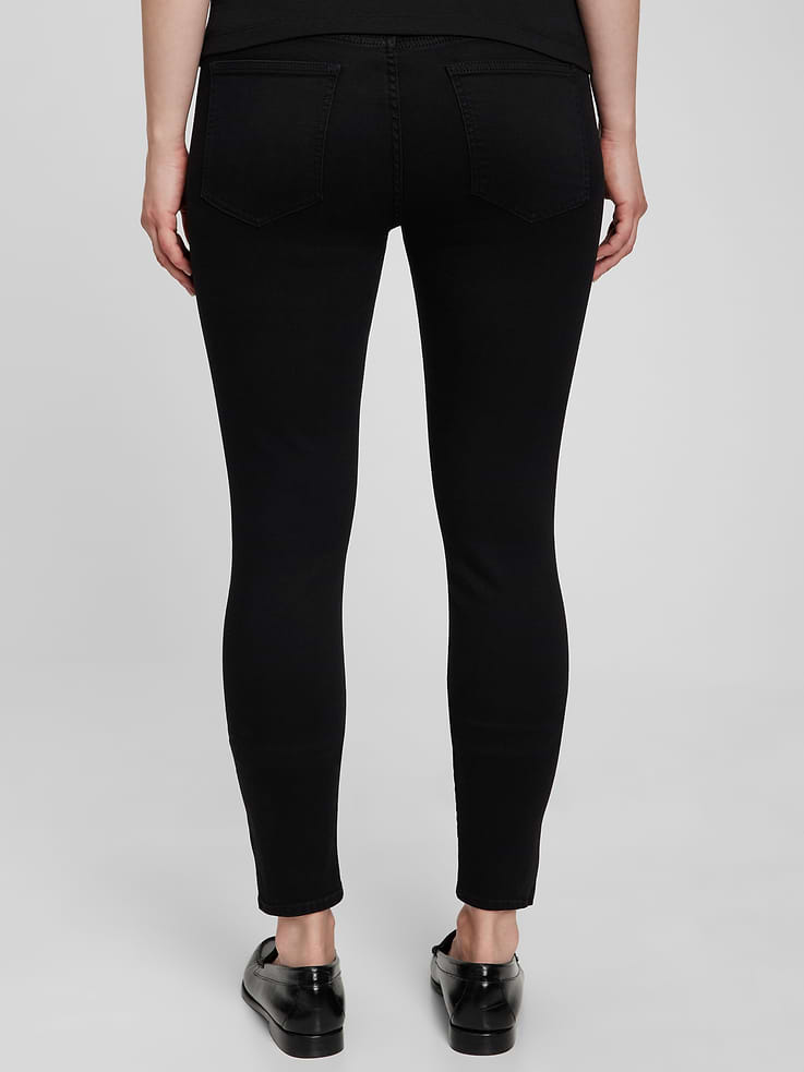 Image number 1 showing, Maternity Full-Panel True Skinny Jeans