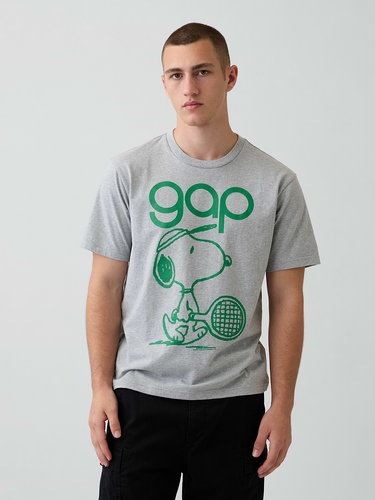 Image number 1 showing, Snoopy Logo Relaxed Graphic T-Shirt