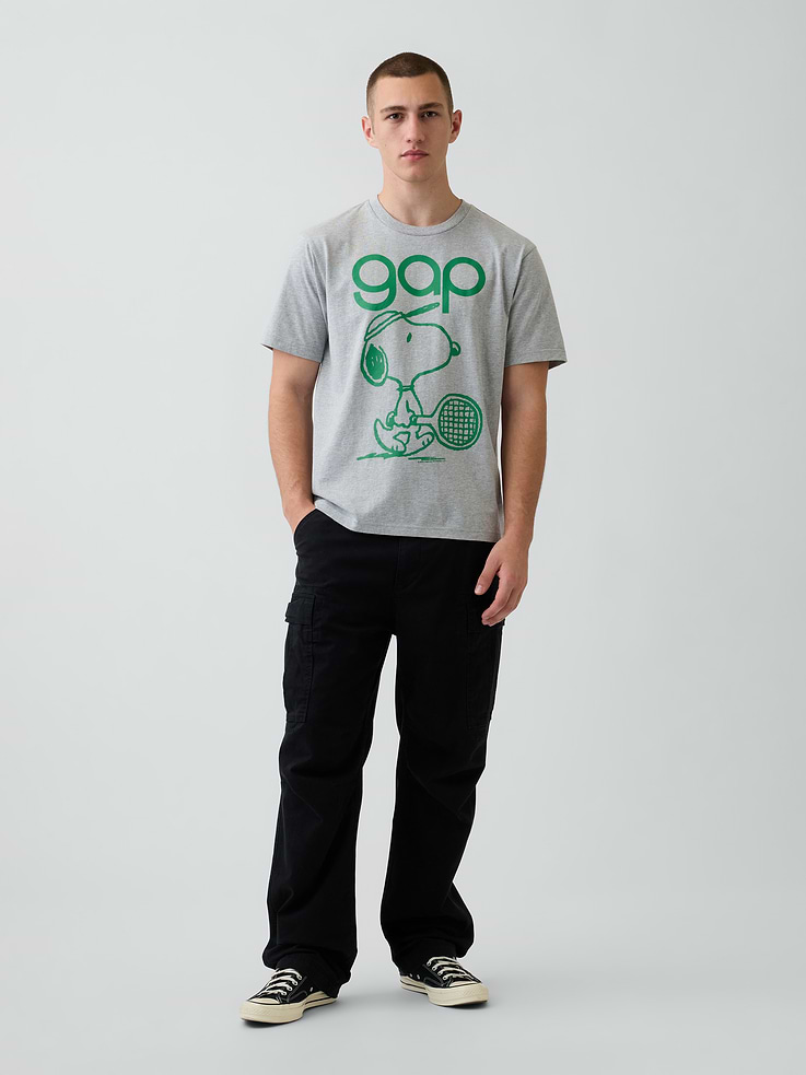 Image number 2 showing, Snoopy Logo Relaxed Graphic T-Shirt