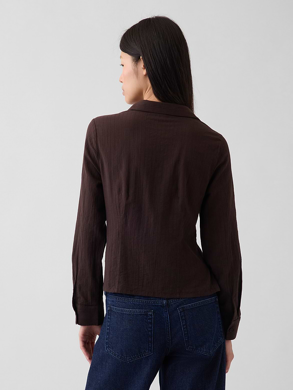 Textured Dobby Fitted Shirt