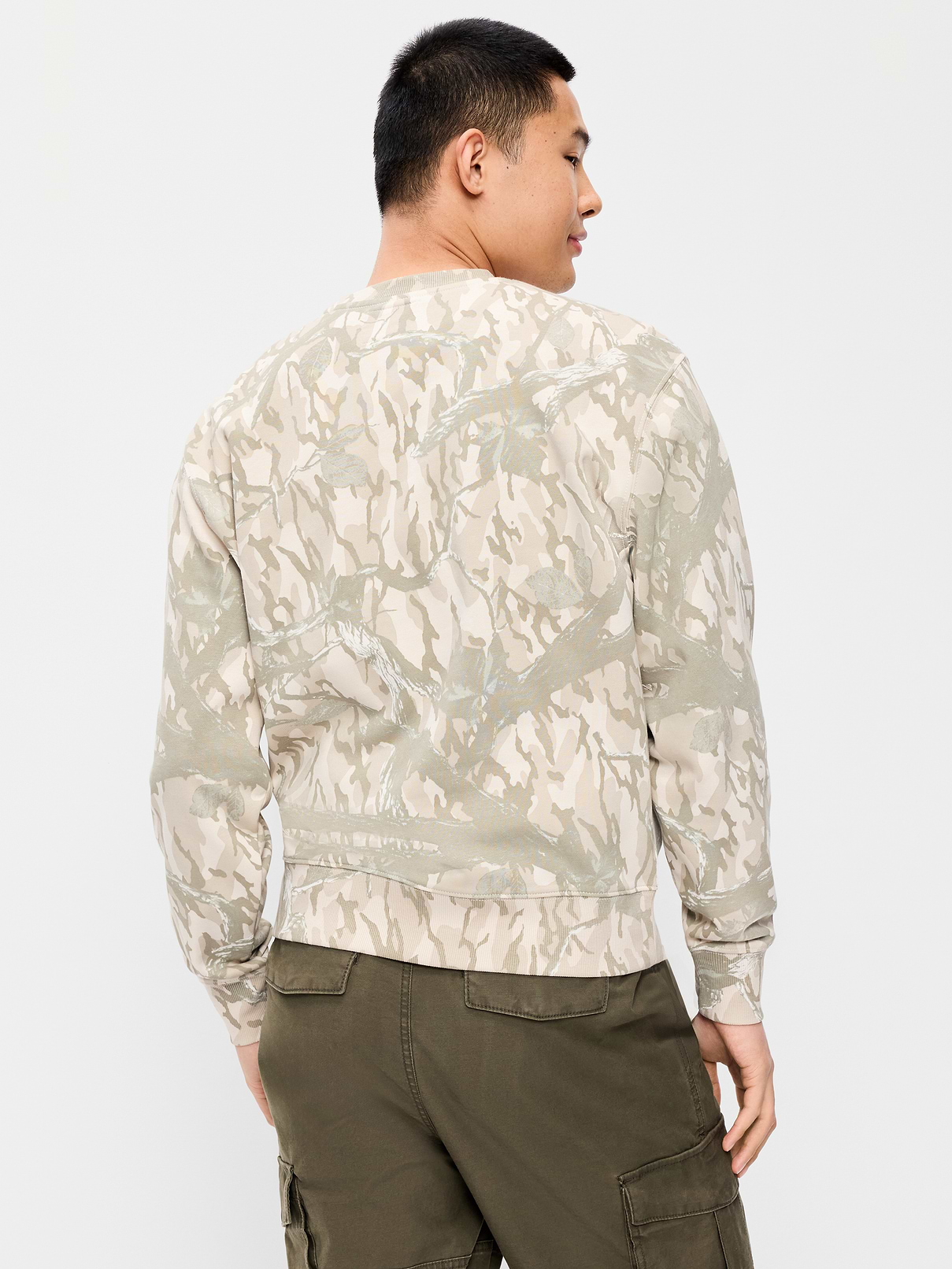 Image number 2 showing, Loose Printed Rotation Crew-Neck Sweatshirt