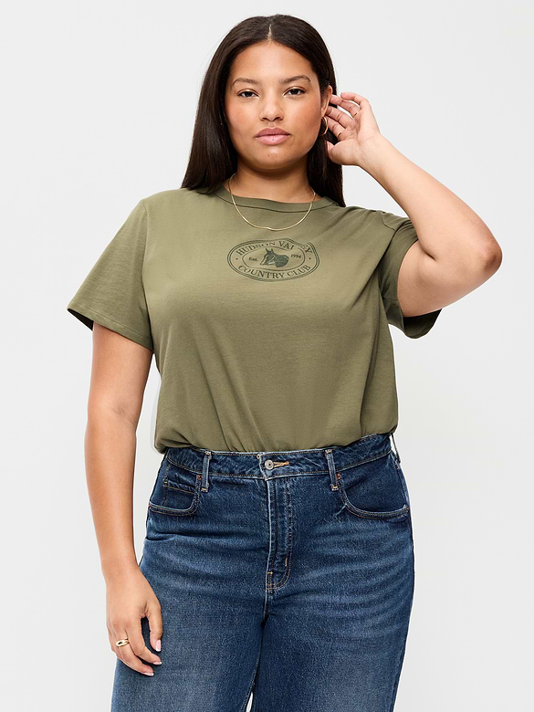 EveryWear Crew-Neck Graphic T-Shirt