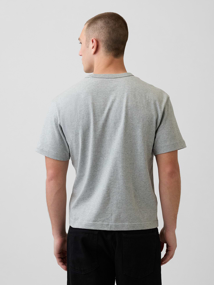 Image number 3 showing, Adult Heavyweight Crop T-Shirt
