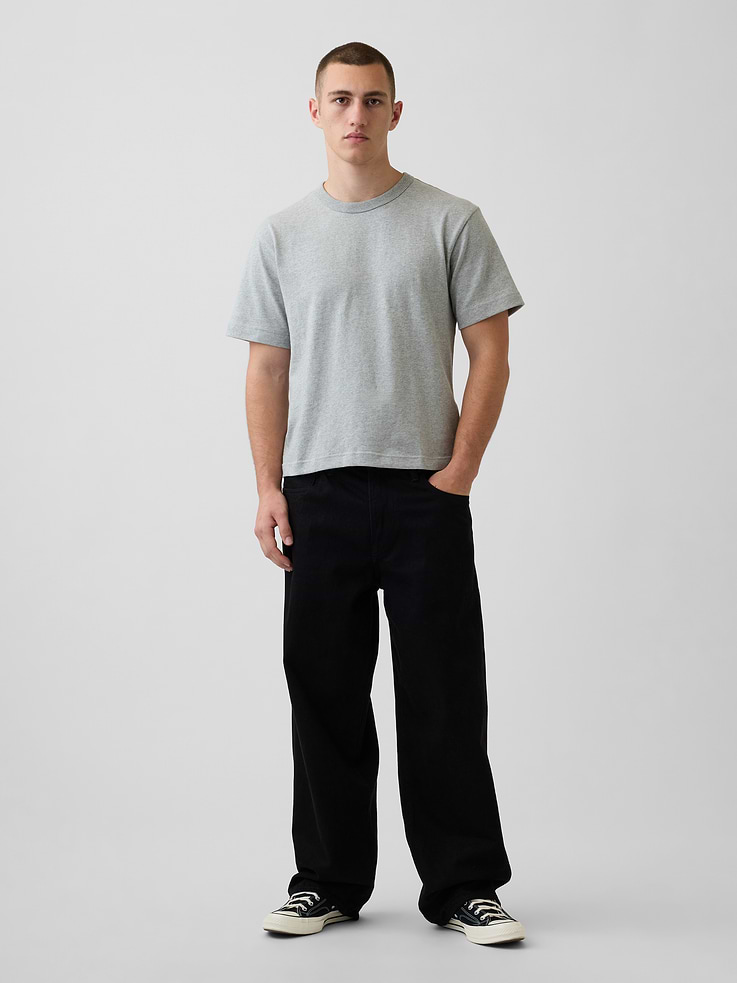 Image number 2 showing, Adult Heavyweight Crop T-Shirt