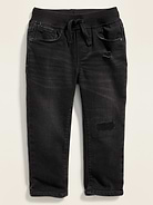Image number 1 showing, 360° Stretch Pull-On Skinny Jeans for Toddler Boys